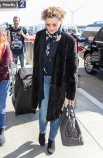 ANNETTE BENNING at LAX Airport in Los Angeles 01/24/2019