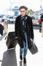 ANNETTE BENNING at LAX Airport in Los Angeles 01/24/2019