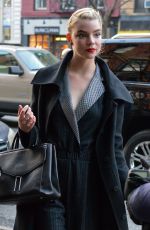 ANYA TAYLOR-JOY Arrives at Bowery Hotel in New York 01/15/2019