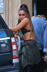 ARIANA GRANDE Leaves a Dance Studio in Los Angeles 01/27/2019