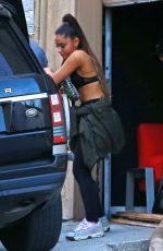 ARIANA GRANDE Leaves a Dance Studio in Los Angeles 01/27/2019