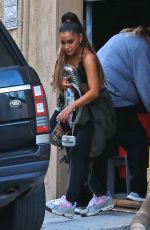 ARIANA GRANDE Leaves a Dance Studio in Los Angeles 01/27/2019