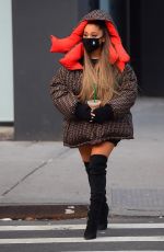 ARIANA GRANDE Out and About in New York 01/01/2019