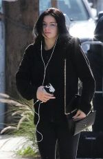 ARIEL WINTER Heading to a Nail Salon in Studio City 01/18/2019
