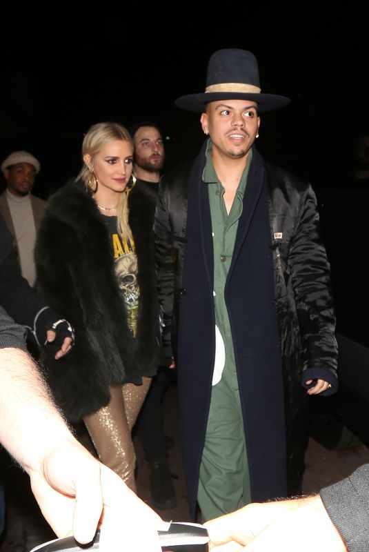 ASHLEE SIMPSON and Evan Ross Leaves Roxy Theatre in West Hollywood 01/18/2019