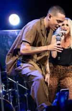 ASHLEE SIMPSON and Evan Ross Performs at a Concert in New York 01/07/2019