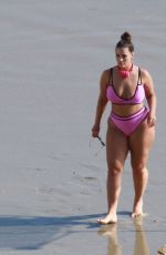 ASHLEY GRAHAM in Bikini on the Beach in Los Angeles 01/13/2019