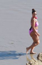ASHLEY GRAHAM in Bikini on the Beach in Los Angeles 01/13/2019