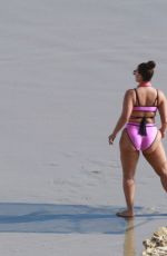 ASHLEY GRAHAM in Bikini on the Beach in Los Angeles 01/13/2019