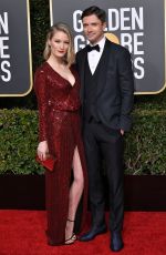 ASHLEY HINSHAW at 2019 Golden Globe Awards in Beverly Hills 01/06/2019