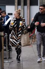 ASHLEY ROBERTS Leaves a Hotel in Birmingham 01/15/2019
