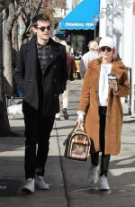 ASHLEY TISDALE and Christopher French Shopping in Studio City 01/06/2019