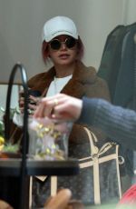 ASHLEY TISDALE and Christopher French Shopping in Studio City 01/06/2019