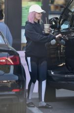 ASHLEY TISDALE Leaves Earth Bar in West Hollywood 01/04/2019