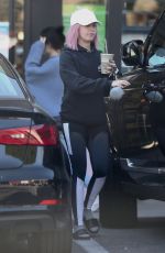 ASHLEY TISDALE Leaves Earth Bar in West Hollywood 01/04/2019
