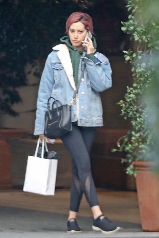ASHLEY TISDALE Out and About in Los Angeles 01/08/2019