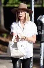 ASHLEY TISDALE Out for Lunch at Little Dom