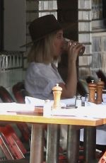 ASHLEY TISDALE Out for Lunch at Little Dom