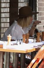 ASHLEY TISDALE Out for Lunch at Little Dom