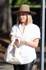 ASHLEY TISDALE Out for Lunch at Little Dom