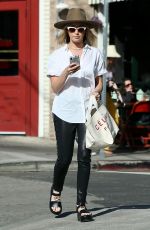 ASHLEY TISDALE Out for Lunch at Little Dom