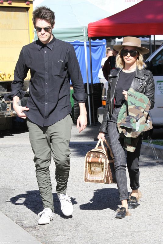ASHLEY TISDALE Shopping at Farmer