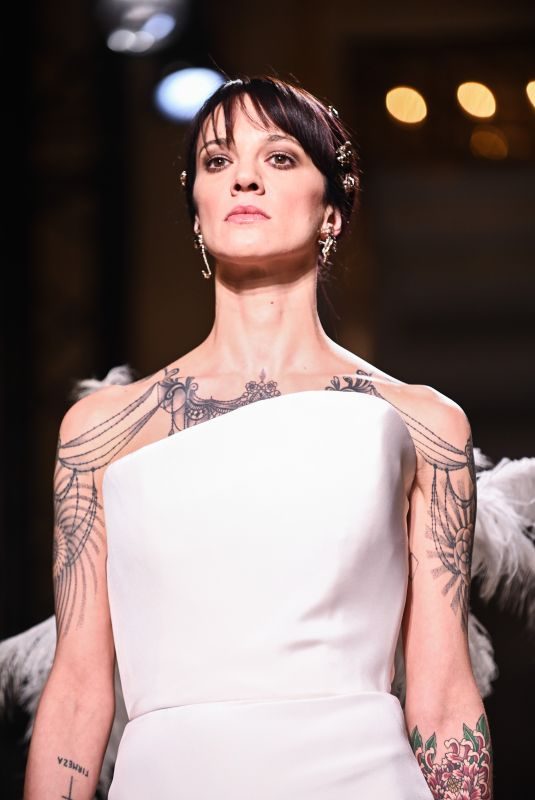 ASIA ARGENTO at Grimaldi Show at Paris Haute Couture Fashion Week 01/21/2019
