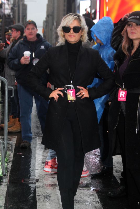BEBE REXHA at Times Square in New York 12/31/2018