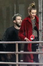 BEHATI PRINSLOO and Adam Levine Arrives at Chris Cornell Concert in Los Angeles 01/16/2019
