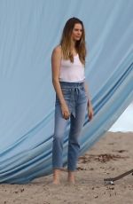 BEHATI PRINSLOO on the Set of a Photoshoot in Malibu 01/18/2019