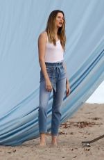 BEHATI PRINSLOO on the Set of a Photoshoot in Malibu 01/18/2019