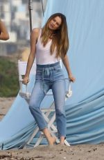 BEHATI PRINSLOO on the Set of a Photoshoot in Malibu 01/18/2019