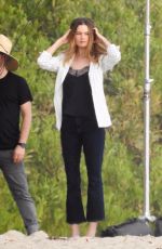 BEHATI PRINSLOO on the Set of a Photoshoot in Malibu 01/18/2019
