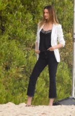 BEHATI PRINSLOO on the Set of a Photoshoot in Malibu 01/18/2019