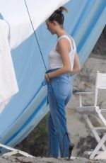 BEHATI PRINSLOO on the Set of a Photoshoot in Malibu 01/18/2019