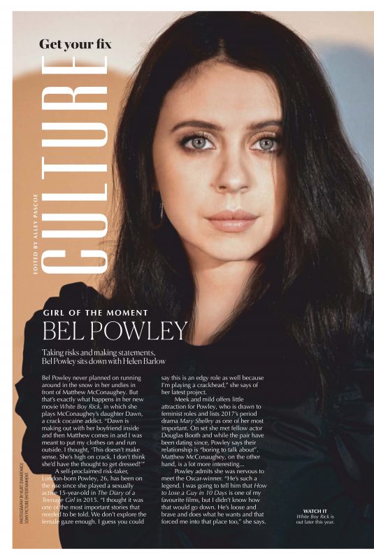 BEL POWLEY in Marie Claire Magazine, Australia March 2019