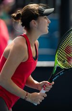 BELINDA BENCIC at 2019 Australian Open Practice Session at Melbourne Park 01/12/2019