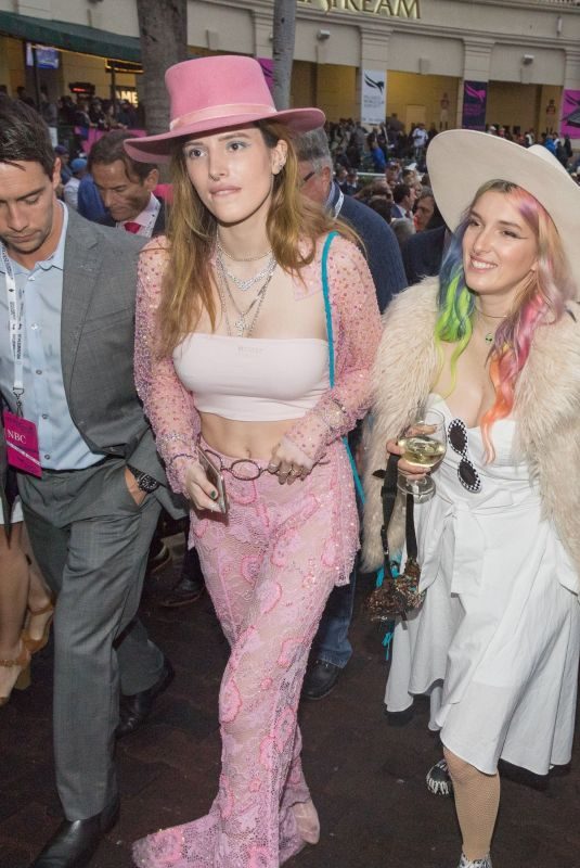 BELLA and DANI THORNE at Pegasus World Cup Invitational at Hallandale Beach 01/26/2019