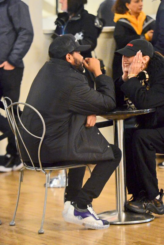 BELLA HADID and The Weeknd at Movie Theatre in New York 12/30/2018