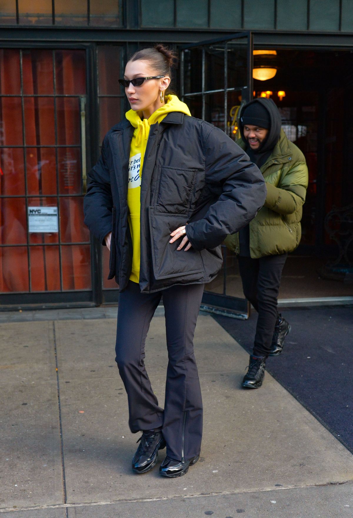 BELLA HADID and The Weeknd Out in New York 01/26/2019 – HawtCelebs