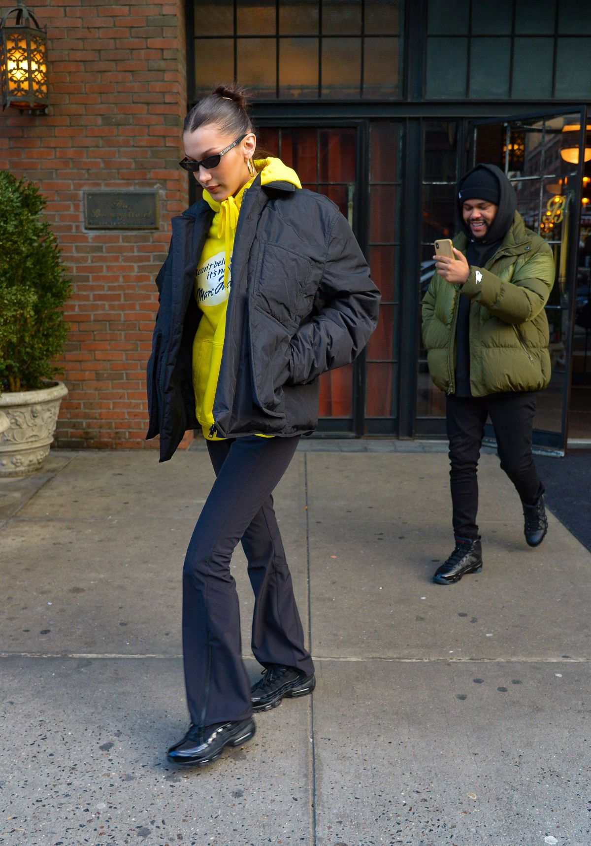 BELLA HADID and The Weeknd Out in New York 01/26/2019 – HawtCelebs