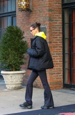 BELLA HADID and The Weeknd Out in New York 01/26/2019