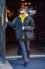 BELLA HADID and The Weeknd Out in New York 01/26/2019