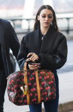 BELLA HADID Arrives at Airport in Milan 01/13/2019