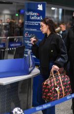 BELLA HADID Arrives at Airport in Milan 01/13/2019