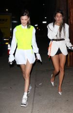 BELLA HADID Arrives at Chrome Hearts & Louis Vuitton Dinner in New York 01/09/2019