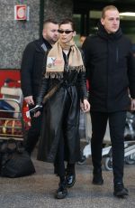 BELLA HADID Arrives in Milan 01/12/2019