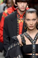 BELLA HADID at Versace Runway Show at Milan Fashion Week 01/12/2019