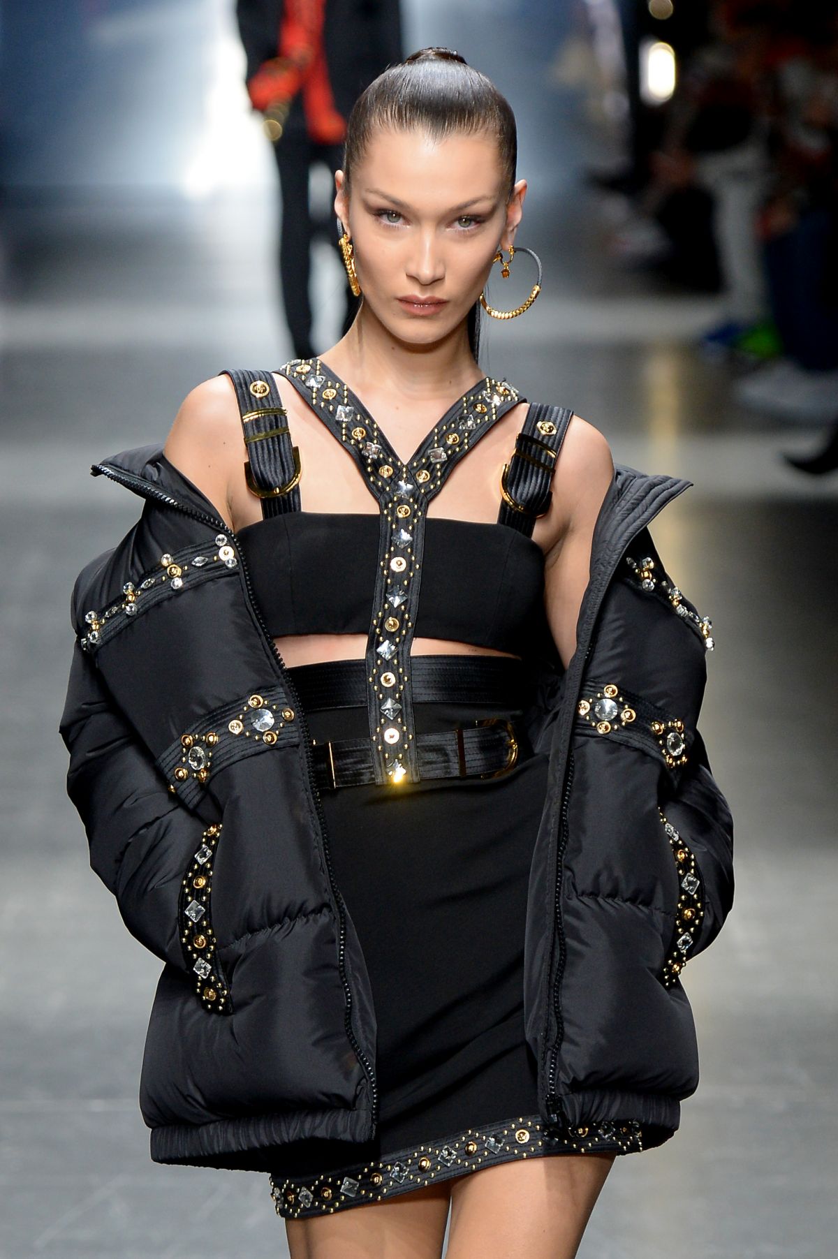 BELLA HADID at Versace Runway Show at Milan Fashion Week 01/12/2019