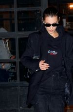 BELLA HADID Leaves Her Apartment in New York 01/15/2019